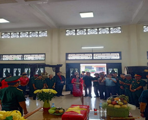 BAN QUẢN LÝ NGHĨA TRANG THÀNH PHỐ ĐỒNG NAI  PHỐI HỢP HỘI HỖ TRỢ GIA ĐÌNH LIỆT SĨ THÀNH PHỐ ĐỒNG NAI  TỔ CHỨC LỄ CẤT BỐC VÀ TIỄN ĐƯA HÀI CỐT  LIỆT SĨ ĐÀO HỒNG TỊNH